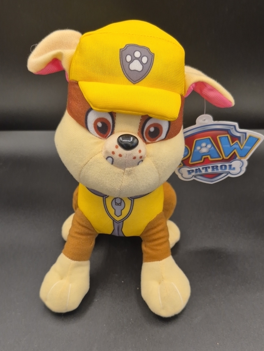 Paw Patrol Brown & Yellow Rubble Plush Dog